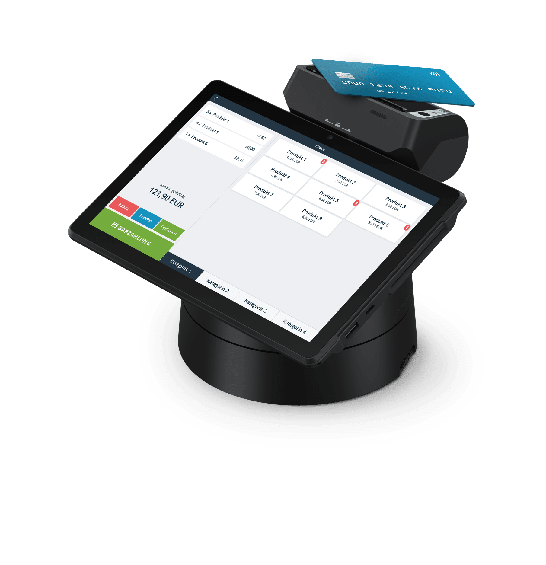 readyTab
Flexibel wie ein Tablet, leistungsstark wie eine Kasse